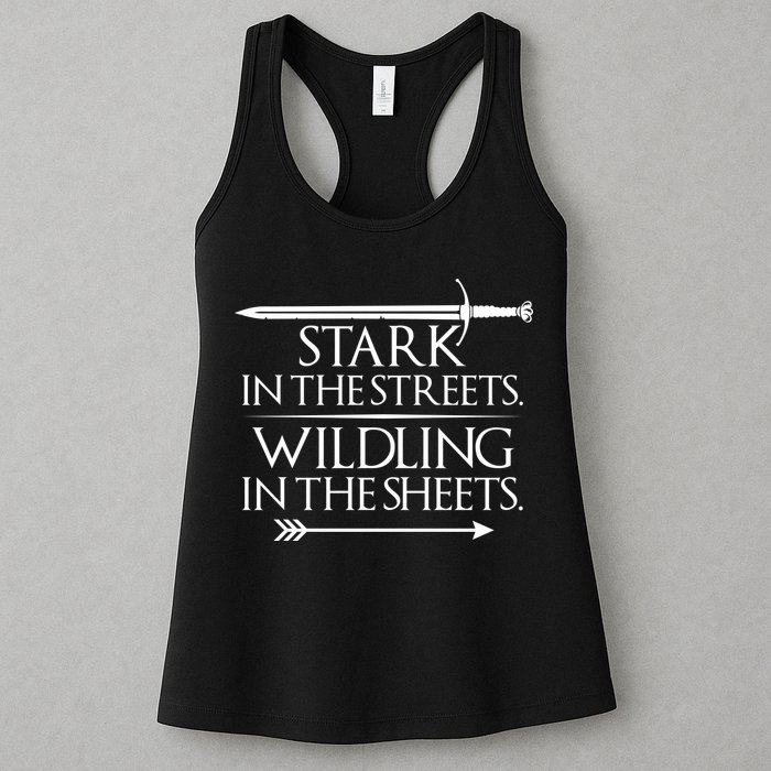 Stark In The Streets Wildling In The Sheets Womens Tank Top