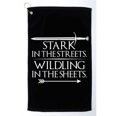 Stark In The Streets Wildling In The Sheets Golf Towel