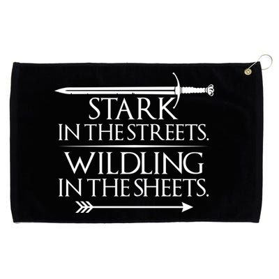 Stark In The Streets Wildling In The Sheets Grommeted Golf Towel