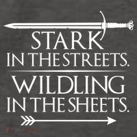 Stark In The Streets Wildling In The Sheets Vector Backpack