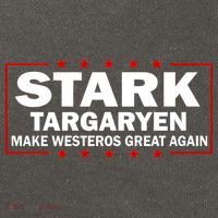 Stark Targaryen Make Westeros Great Again Cotton Canvas Backpack