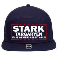 Stark Targaryen Make Westeros Great Again 7 Panel Mesh Trucker Snapback Hat