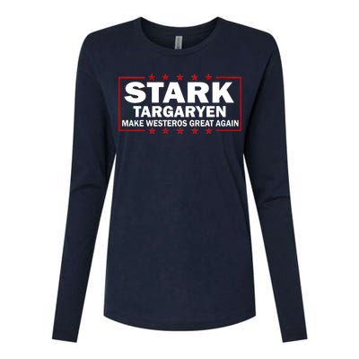 Stark Targaryen Make Westeros Great Again Womens Cotton Relaxed Long Sleeve T-Shirt