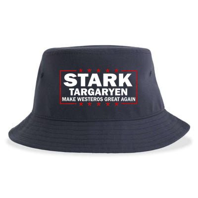 Stark Targaryen Make Westeros Great Again Sustainable Bucket Hat