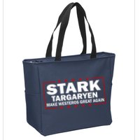 Stark Targaryen Make Westeros Great Again Zip Tote Bag