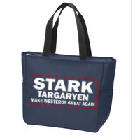 Stark Targaryen Make Westeros Great Again Zip Tote Bag
