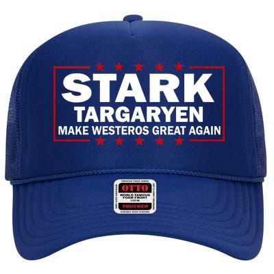 Stark Targaryen Make Westeros Great Again High Crown Mesh Back Trucker Hat