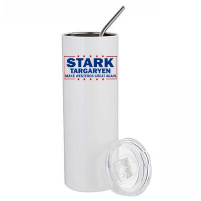 Stark Targaryen Make Westeros Great Again Stainless Steel Tumbler