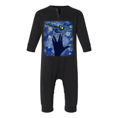 Starry Flight Infant Fleece One Piece