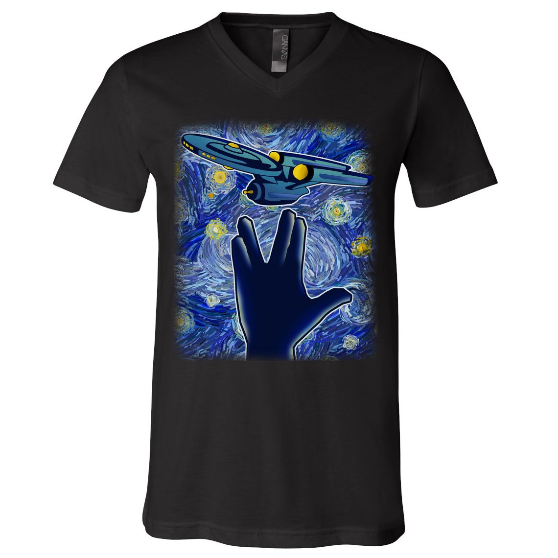 Starry Flight V-Neck T-Shirt