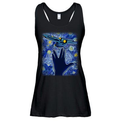 Starry Flight Ladies Essential Flowy Tank