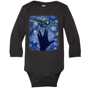 Starry Flight Baby Long Sleeve Bodysuit