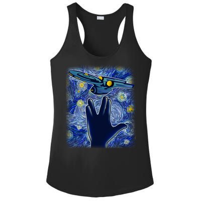 Starry Flight Ladies PosiCharge Competitor Racerback Tank