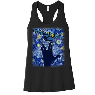 Starry Flight Women's Racerback Tank