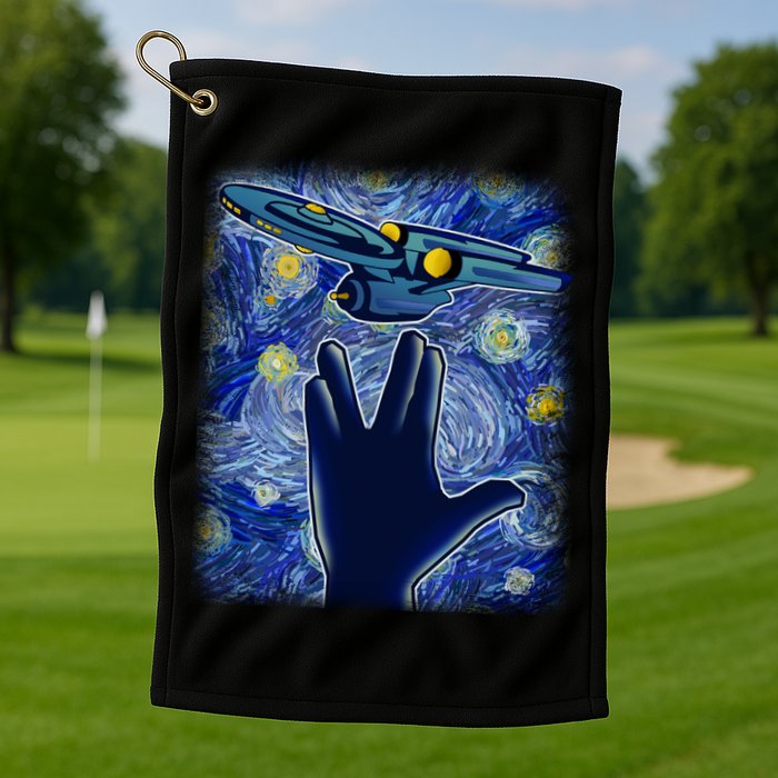 Starry Flight Golf Towel