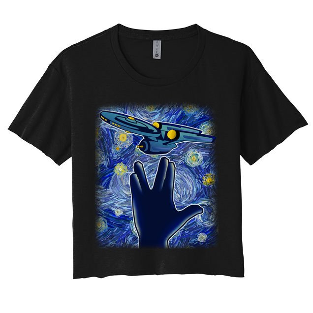Starry Flight Crop Top