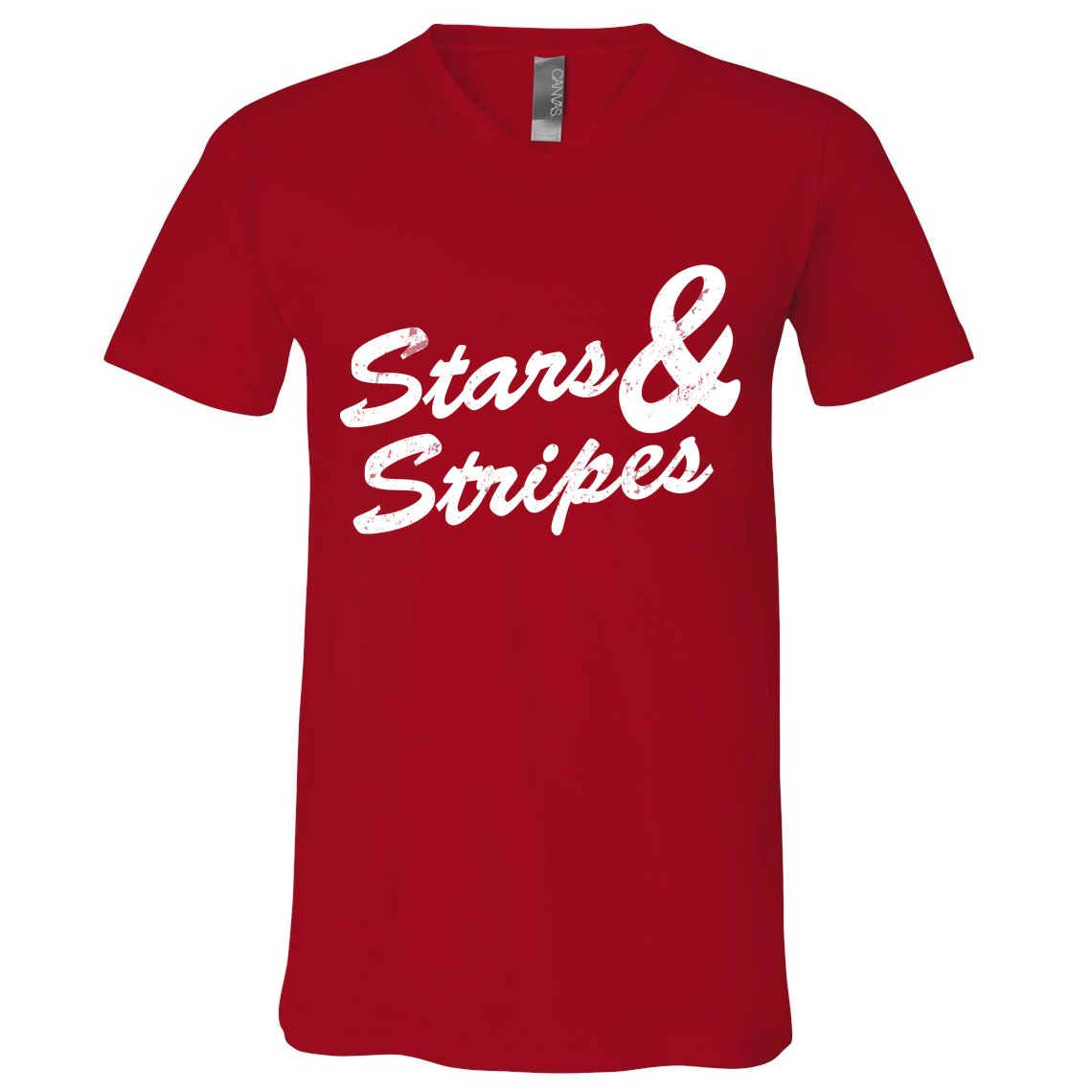 Stars And Stripes V-Neck T-Shirt