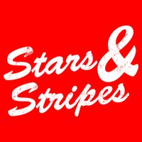 Stars And Stripes Flat Bill Trucker Hat