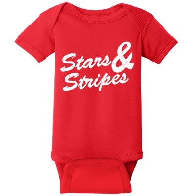 Stars And Stripes Baby Bodysuit