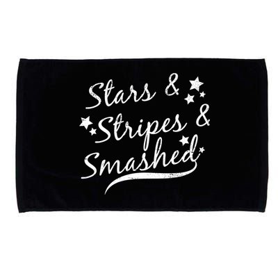 Stars Stripes And Smashed Microfiber Hand Towel