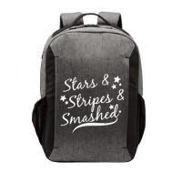Stars Stripes And Smashed Vector Backpack