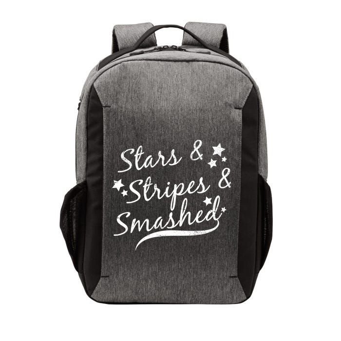 Stars Stripes And Smashed Vector Backpack