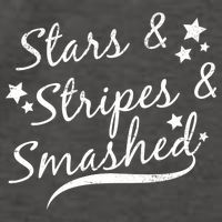 Stars Stripes And Smashed Vector Backpack