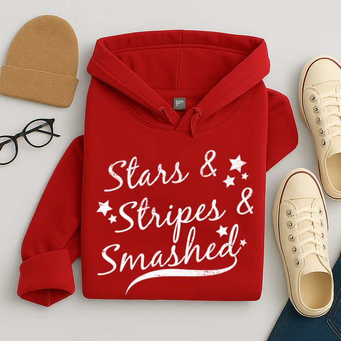 Stars Stripes And Smashed Hoodie