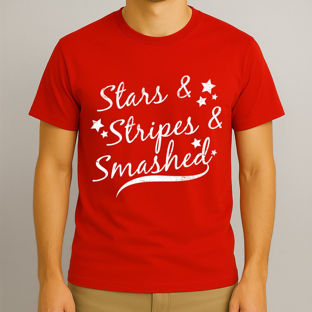 Stars Stripes And Smashed T-Shirt