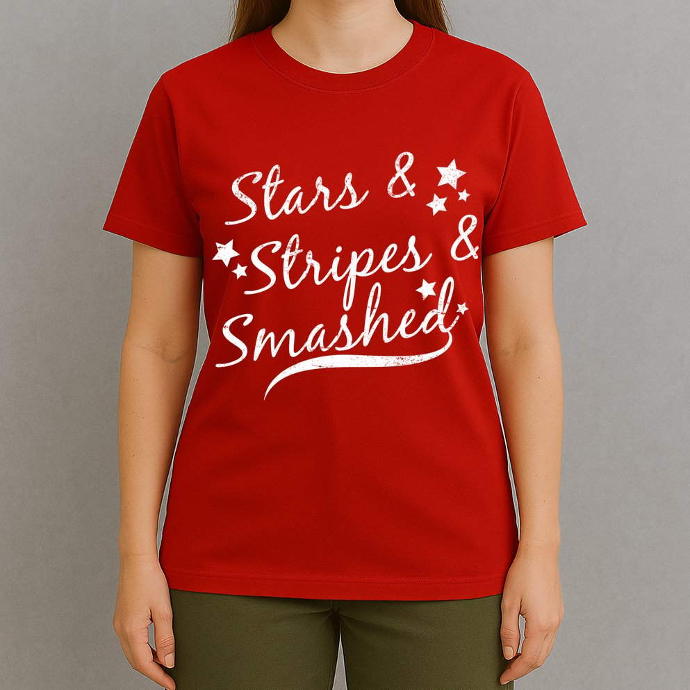 Stars Stripes And Smashed T-Shirt