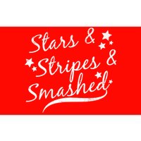 Stars Stripes And Smashed Bumper Sticker