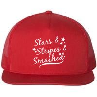 Stars Stripes And Smashed Flatbill Hat