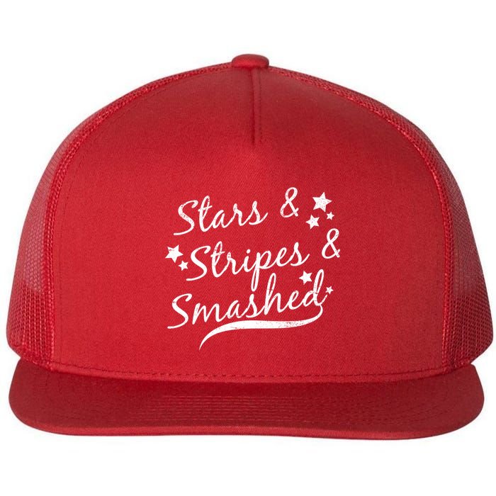Stars Stripes And Smashed Flatbill Hat