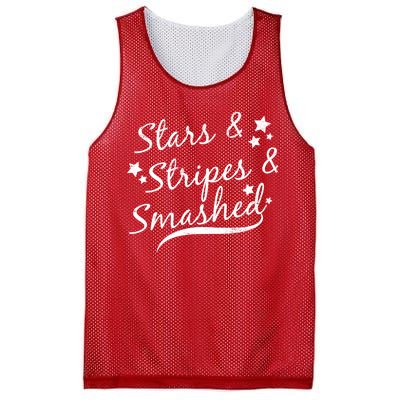 Stars Stripes And Smashed Mesh Reversible Basketball Jersey Tank