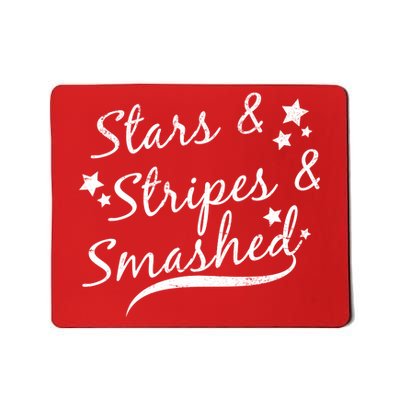 Stars Stripes And Smashed Mousepad