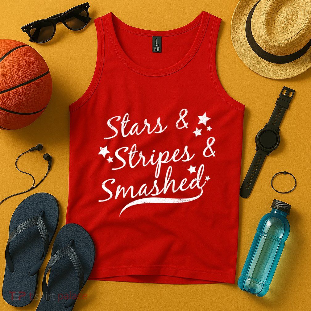 Stars Stripes And Smashed Tank Top