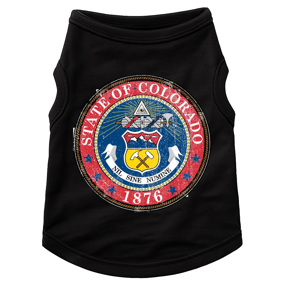 State of Colorado Vintage Logo Doggie Tank