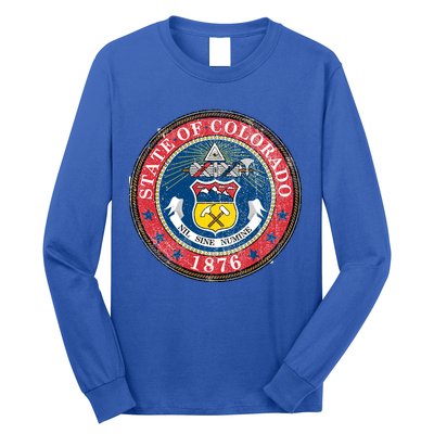 State of Colorado Vintage Logo Long Sleeve Shirt