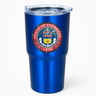 State of Colorado Vintage Logo Tumbler
