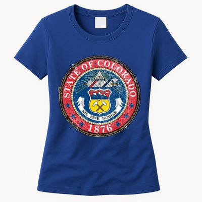 State of Colorado Vintage Logo Womens T-Shirt