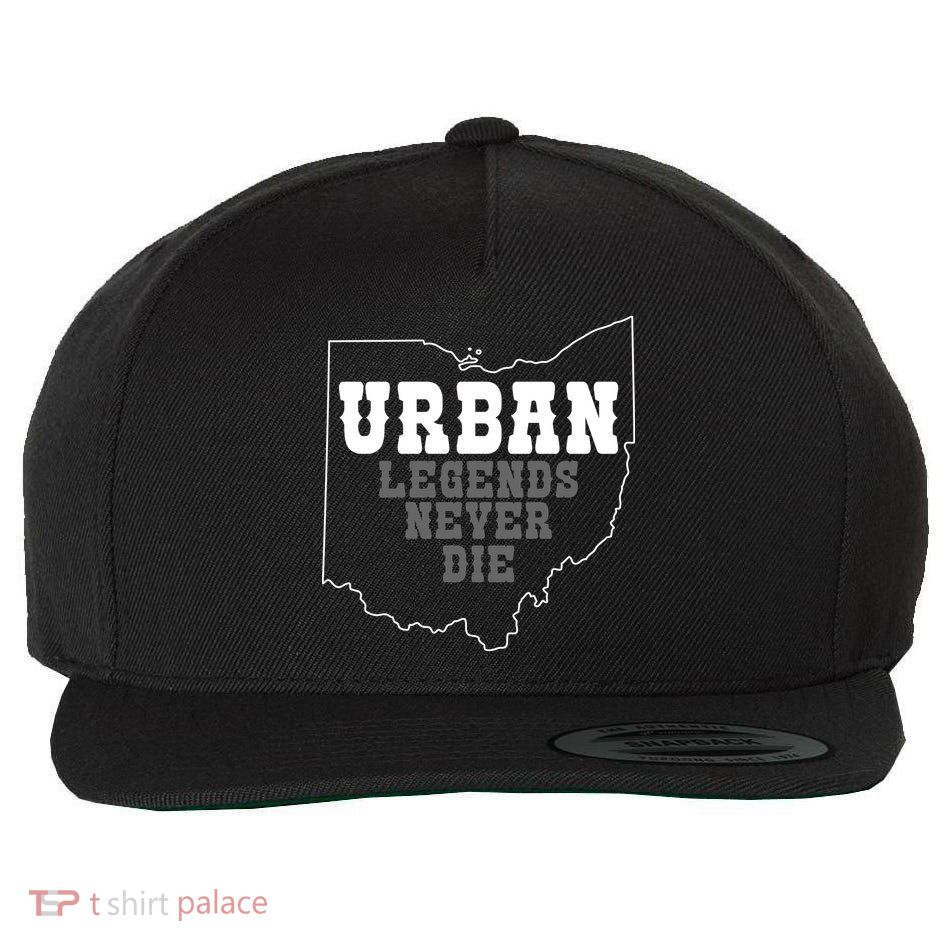 State Of Ohio Urban Legends Never Die Wool Snapback Cap