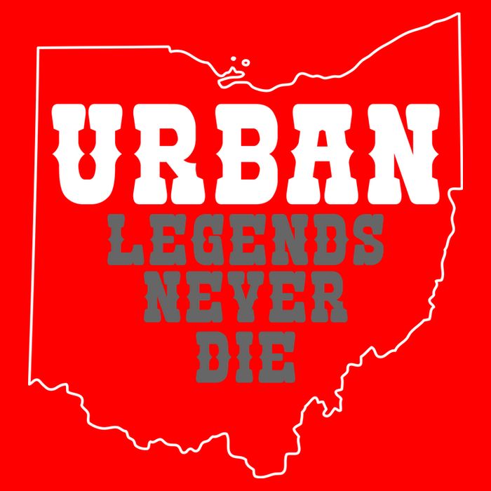 State Of Ohio Urban Legends Never Die Garment-Dyed Heavyweight T-Shirt