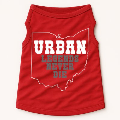 State Of Ohio Urban Legends Never Die Doggie Tank