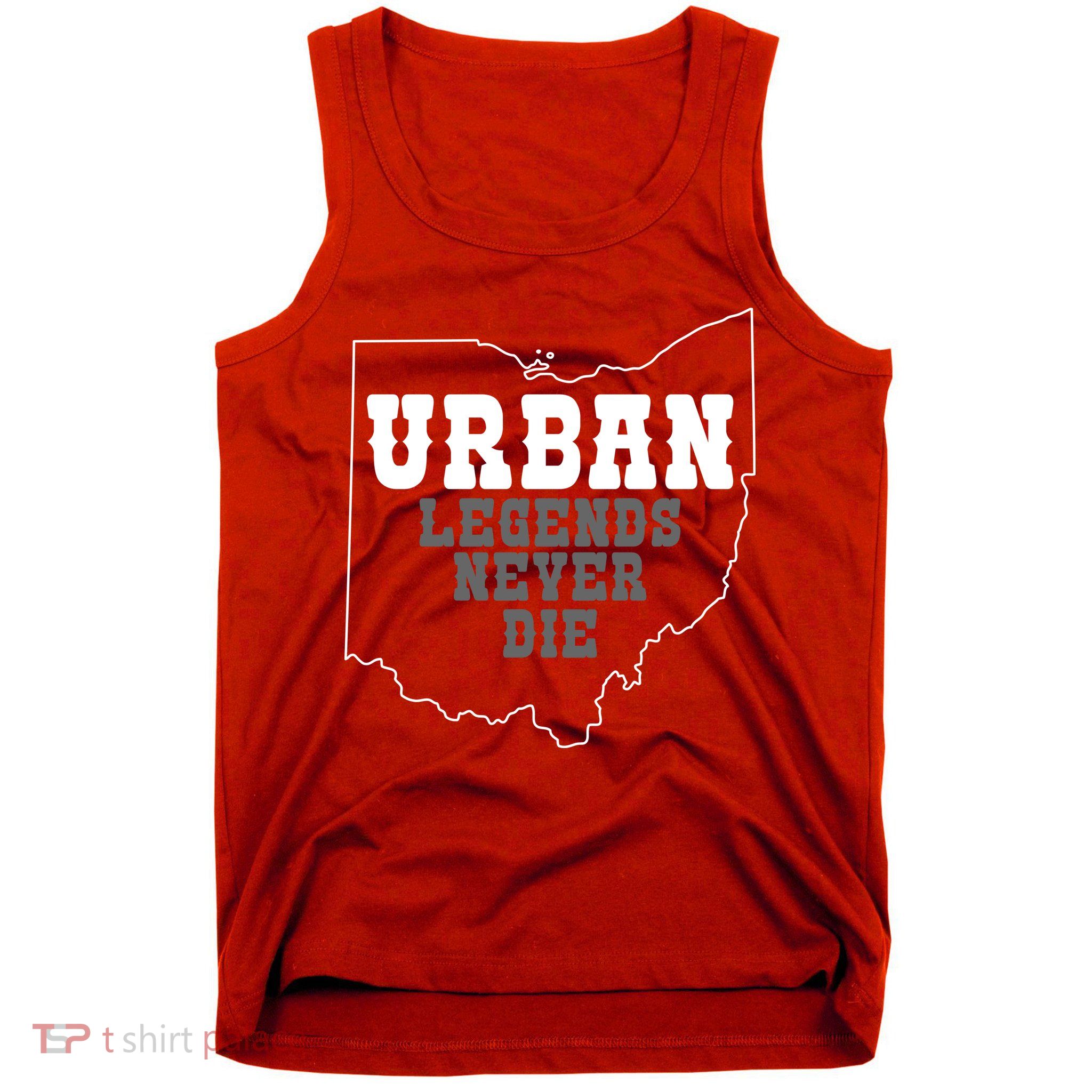 State Of Ohio Urban Legends Never Die Tank Top