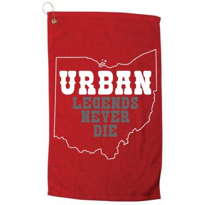 State Of Ohio Urban Legends Never Die Golf Towel