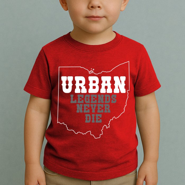 State Of Ohio Urban Legends Never Die Toddler T-Shirt