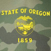 State of Oregon 1859 Legacy Tie Dye Trucker Hat