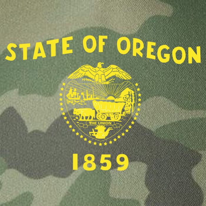State of Oregon 1859 Legacy Tie Dye Trucker Hat
