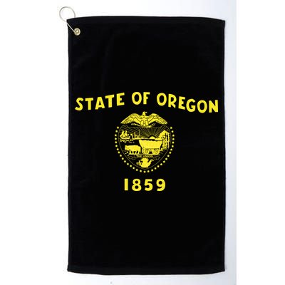 State of Oregon 1859 Golf Towel