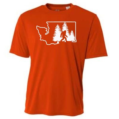 State Of Washington Big Foot Cooling Performance Crew T-Shirt